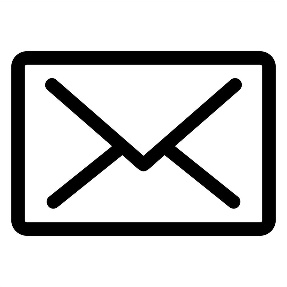 unique outline Email icon vector