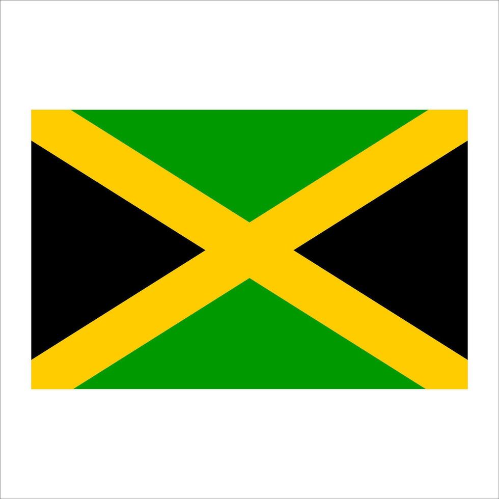 unique Jamaica flag vector