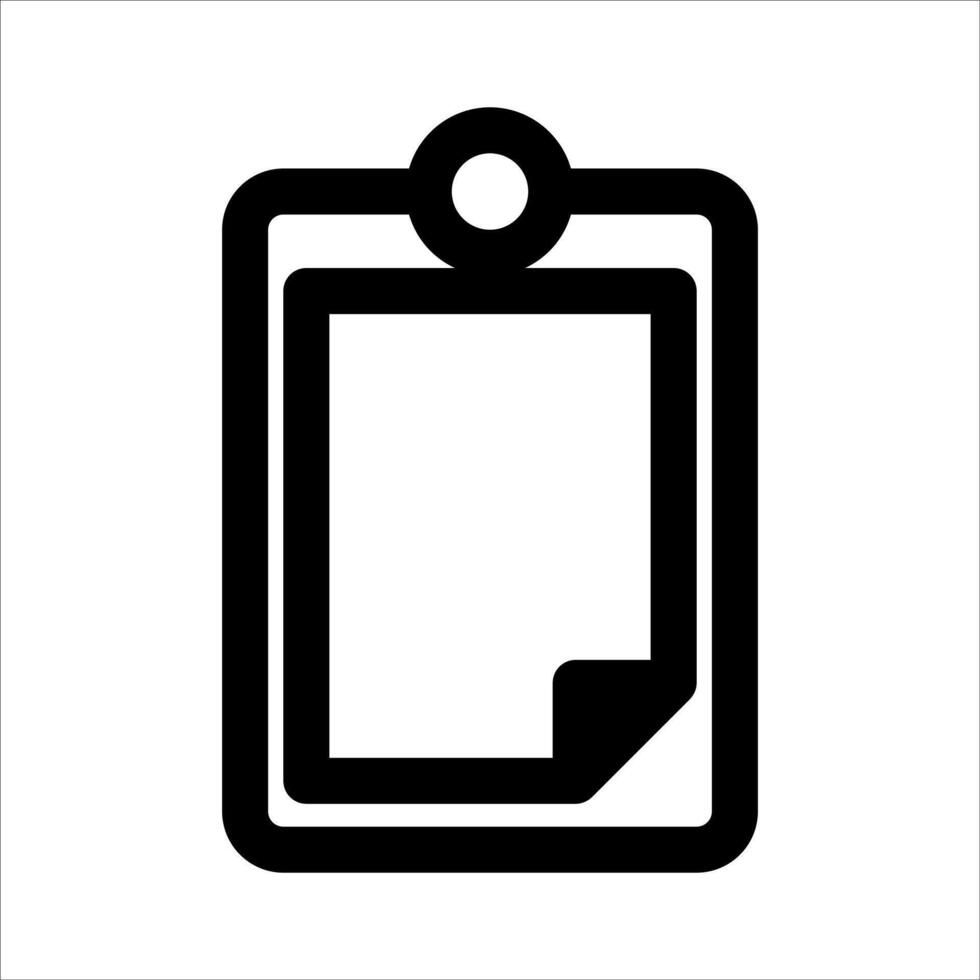 unique Clipboard icon illustration vector