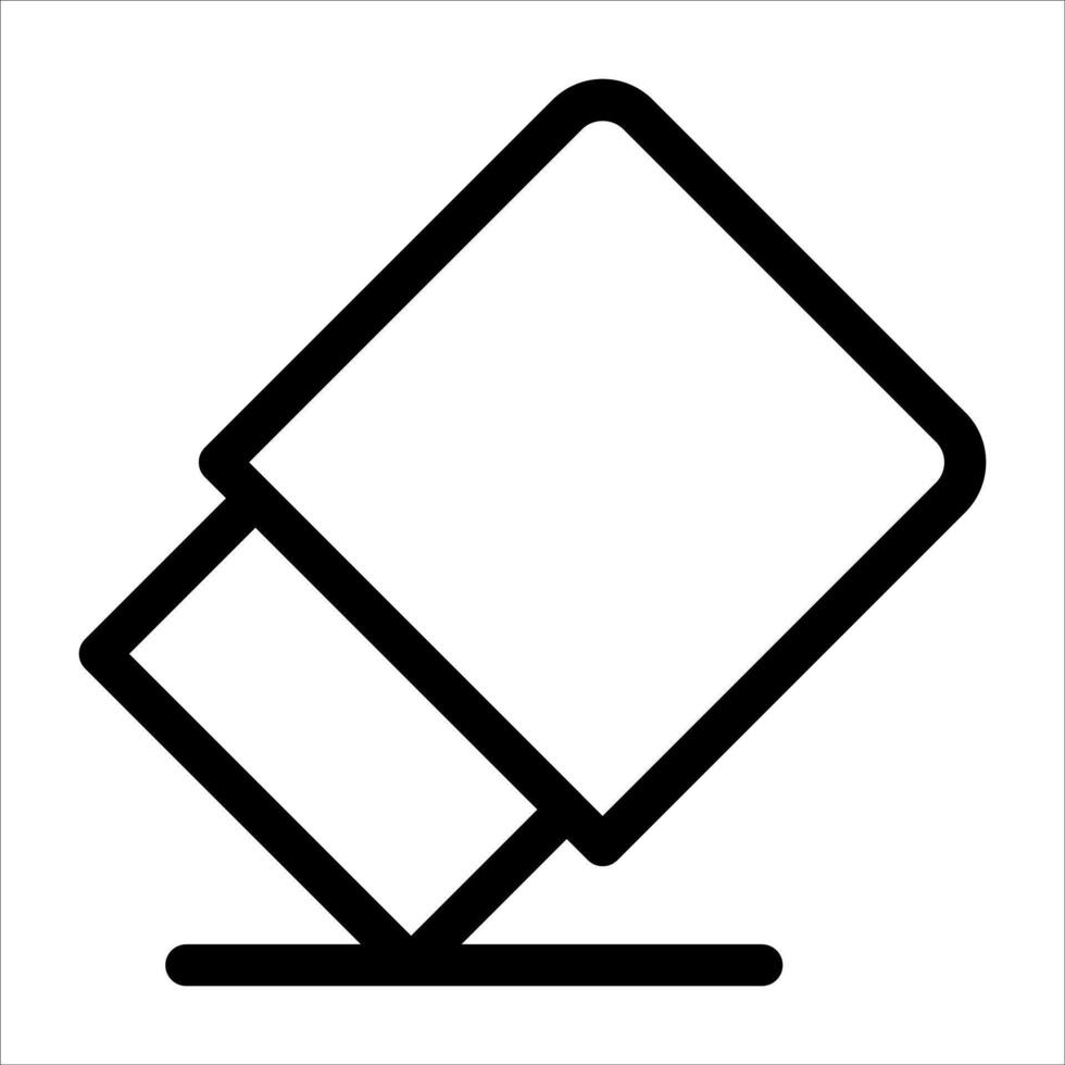 A black and white icon of a pen vector