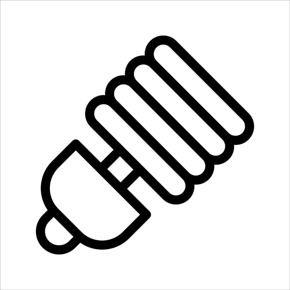 unique Light bulb icon illustration vector