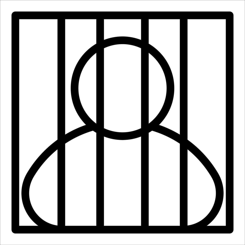 new Jail icon vector