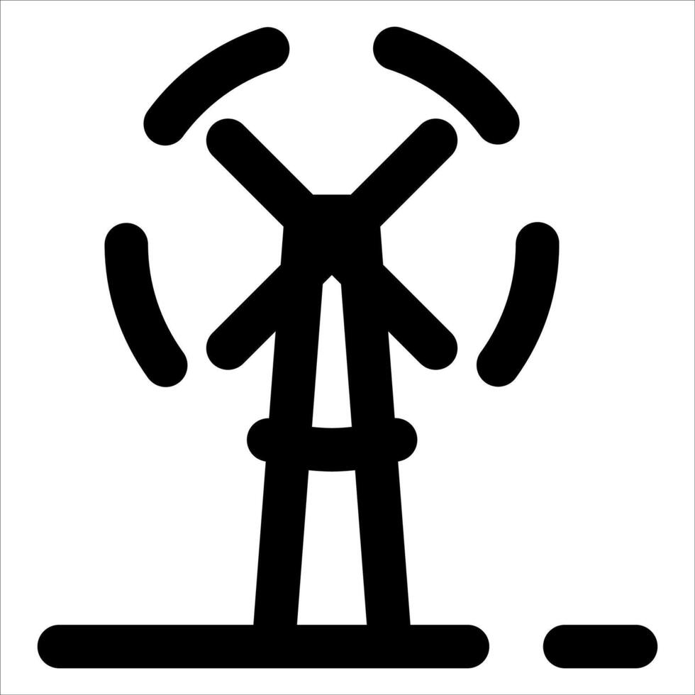 unique Windmill icon vector
