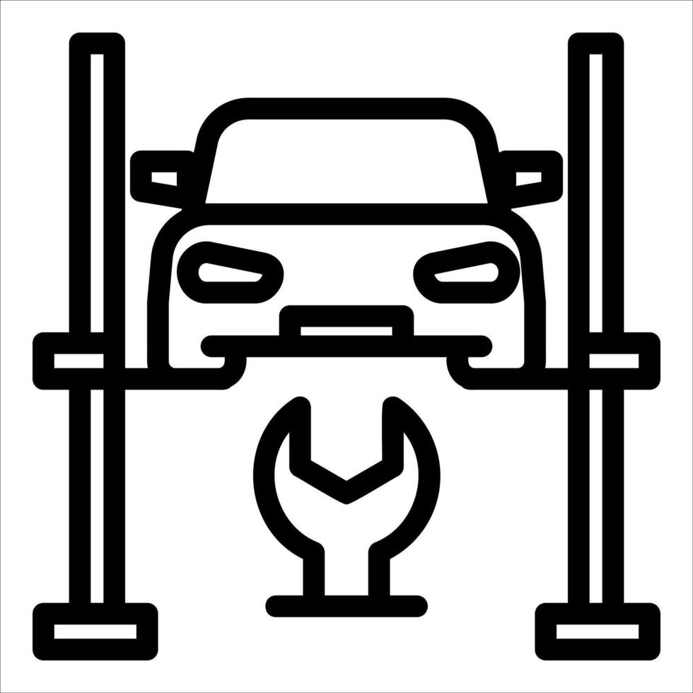unique Car repair icon illustration vector