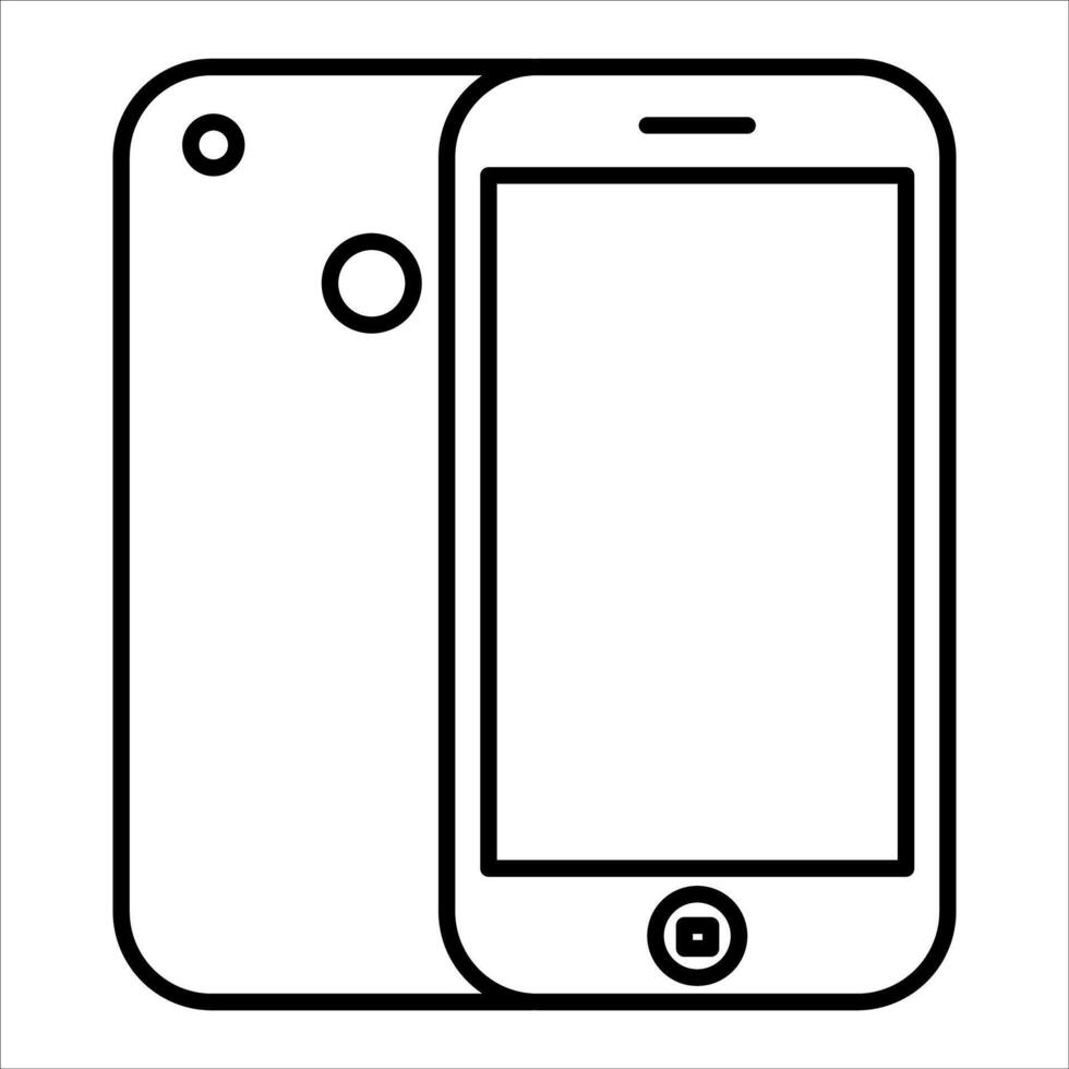 a new unique Smartphone icon illustration vector