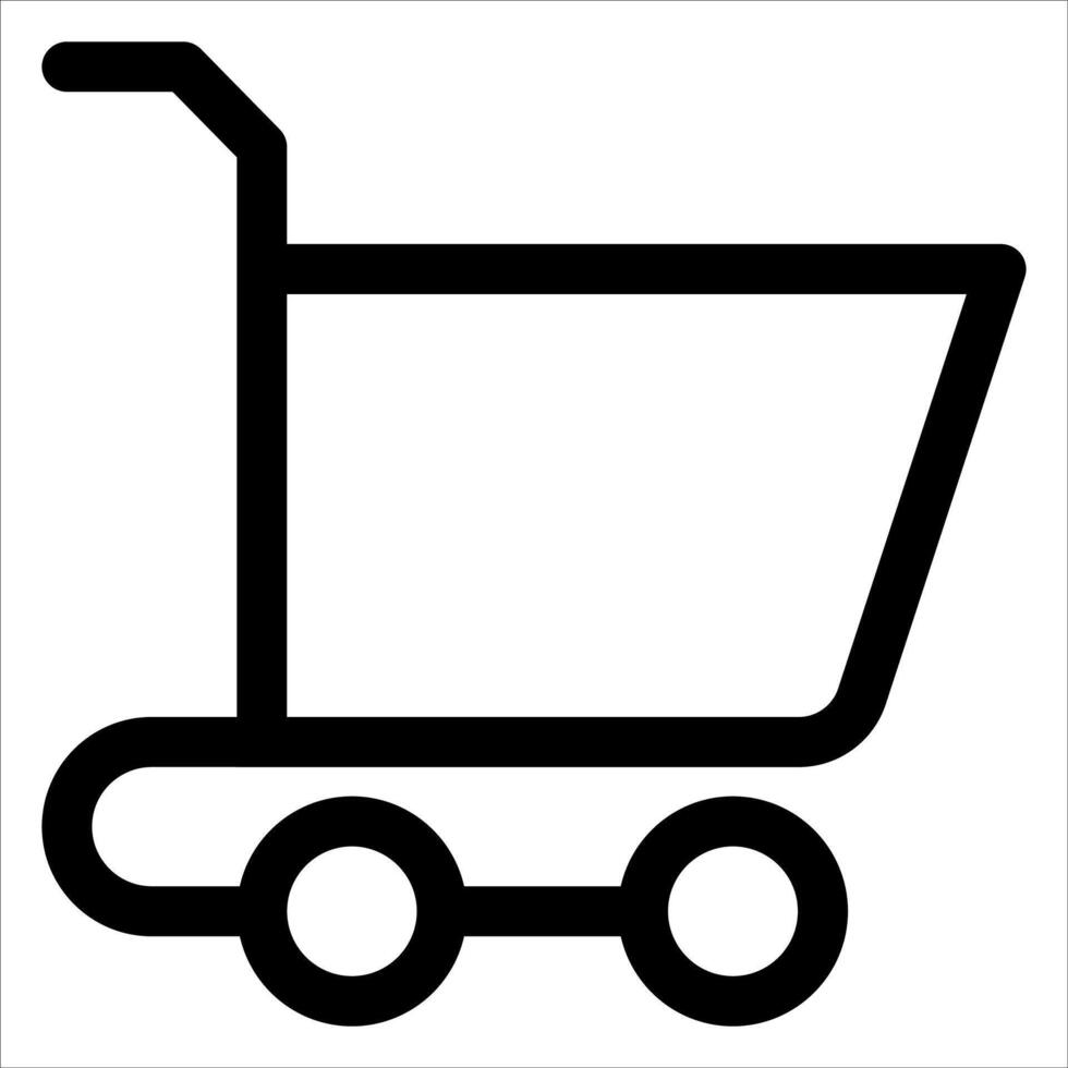 new Shopping cart icon vector
