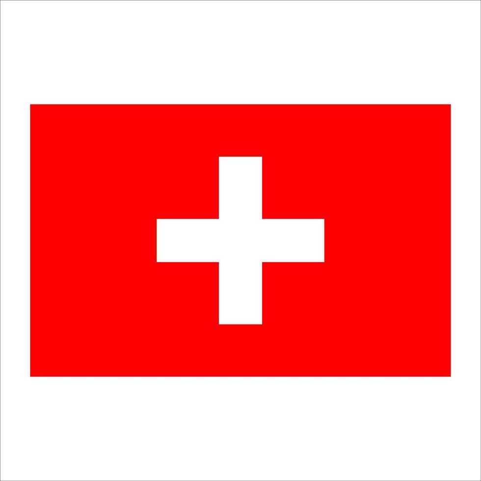 unique Switzerland flag vector