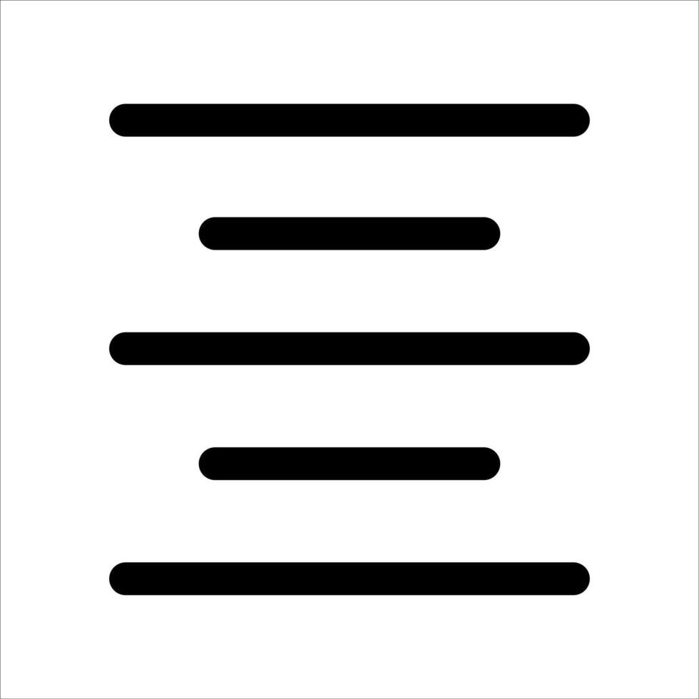 A unique black and white square with four lines vector
