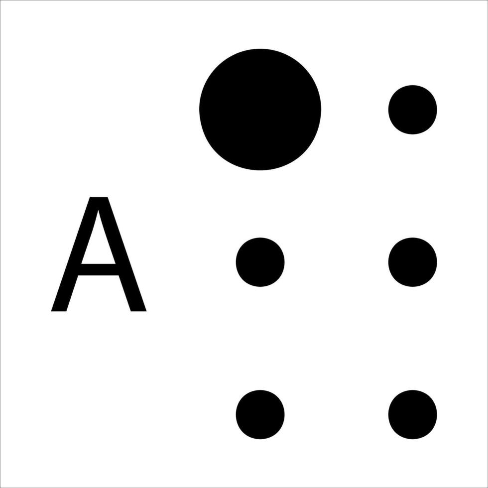 A unique black and white image of a dot pattern vector