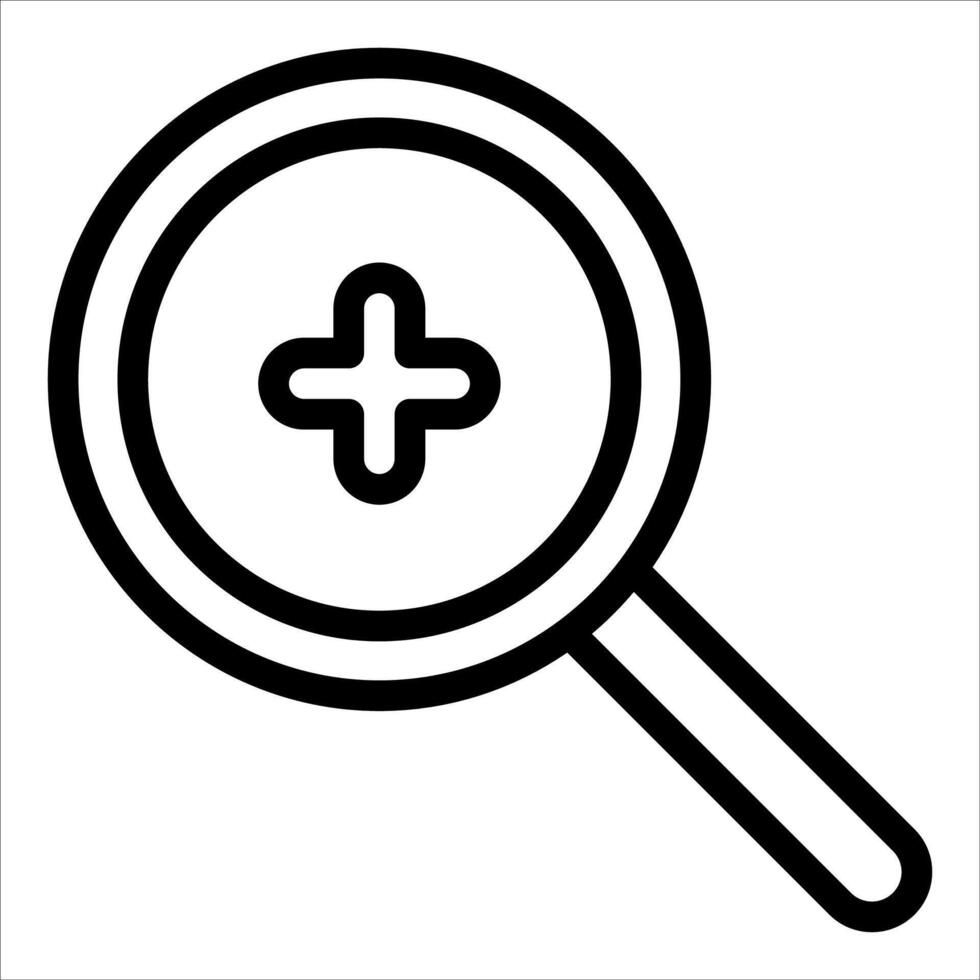 new unique Magnifying glass icon illustration vector