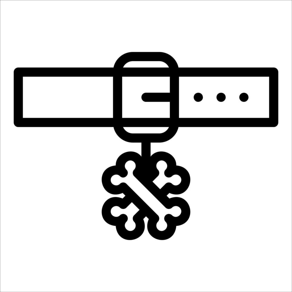 A unique belt with a heart on it vector