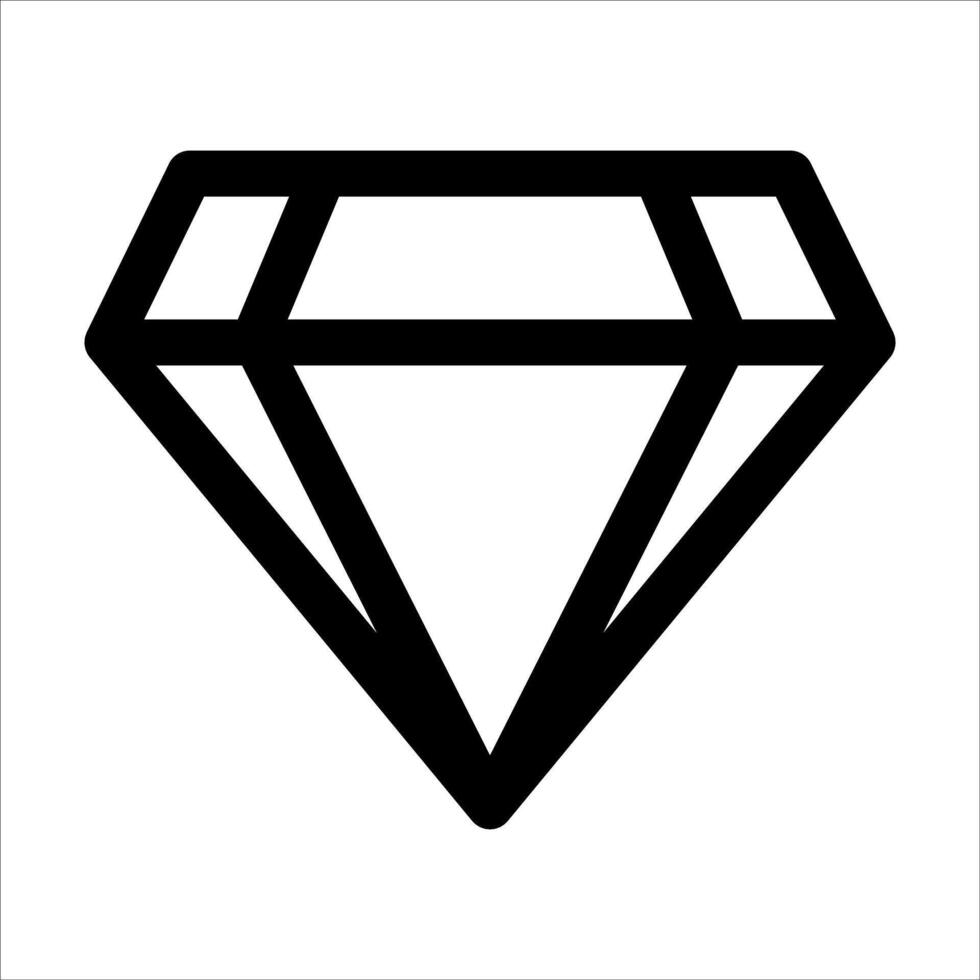 a new unique Diamond icon vector
