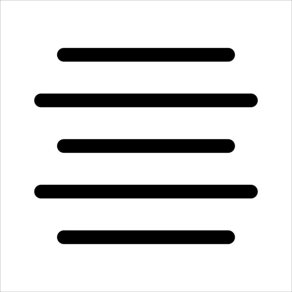 A new unique black and white icon of a line vector