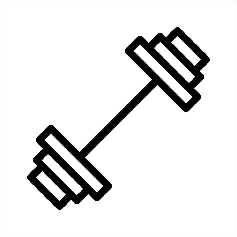 new Dumbbell icon vector