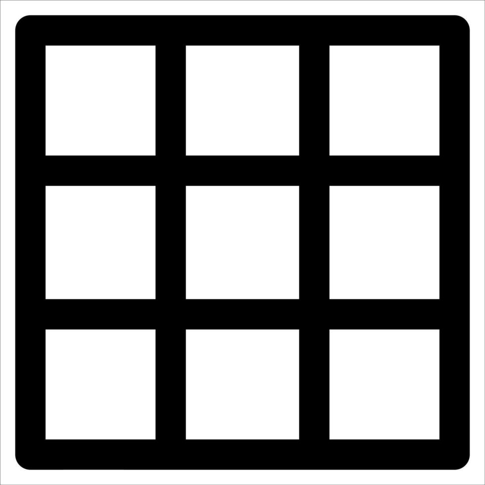 A new unique square with four squares in it in white background vector