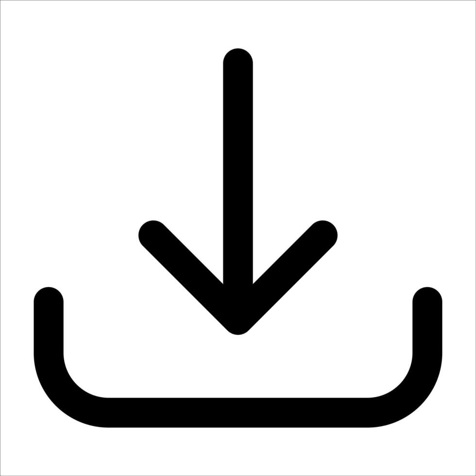 unique Download icon illustration vector