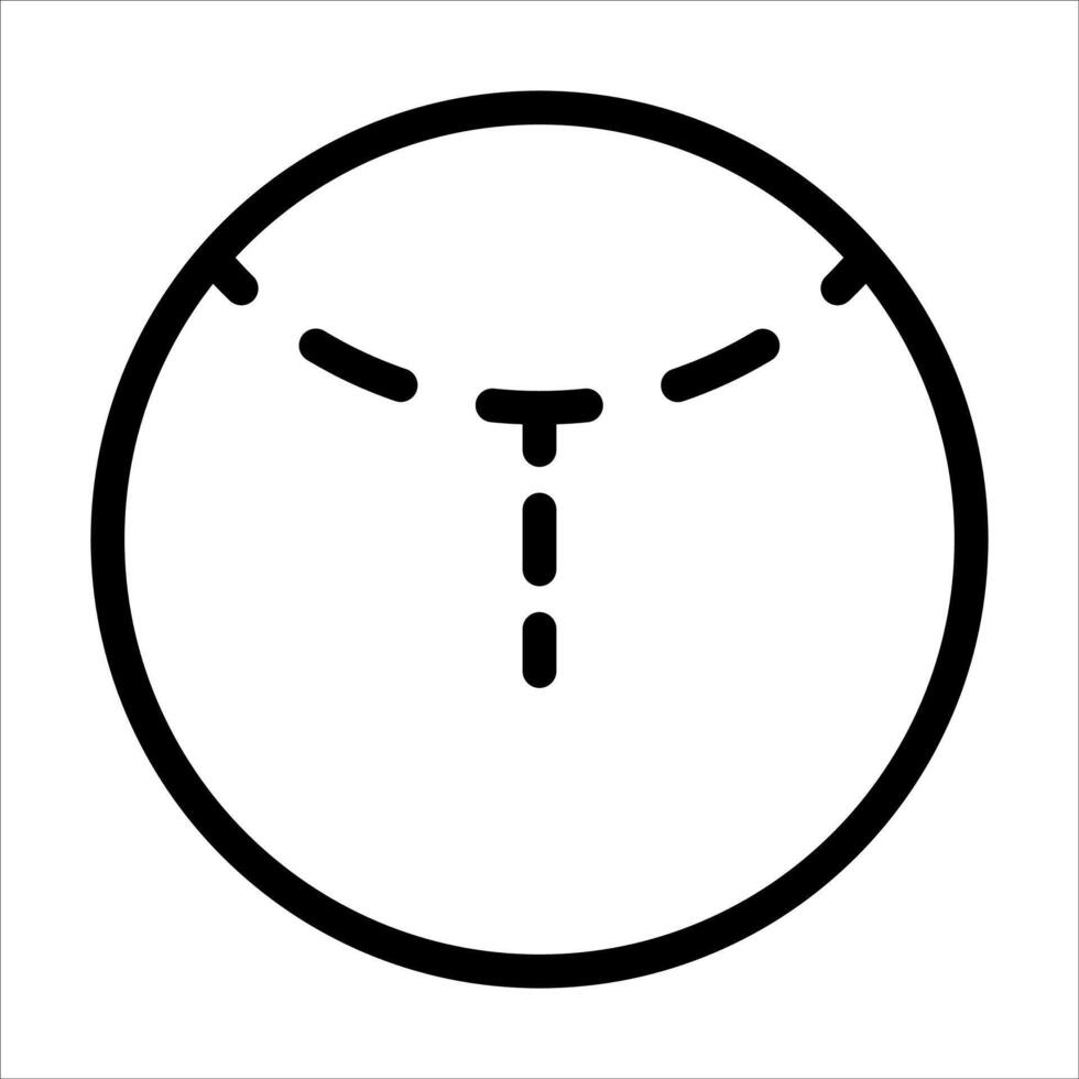 A new black and white icon of a clock vector