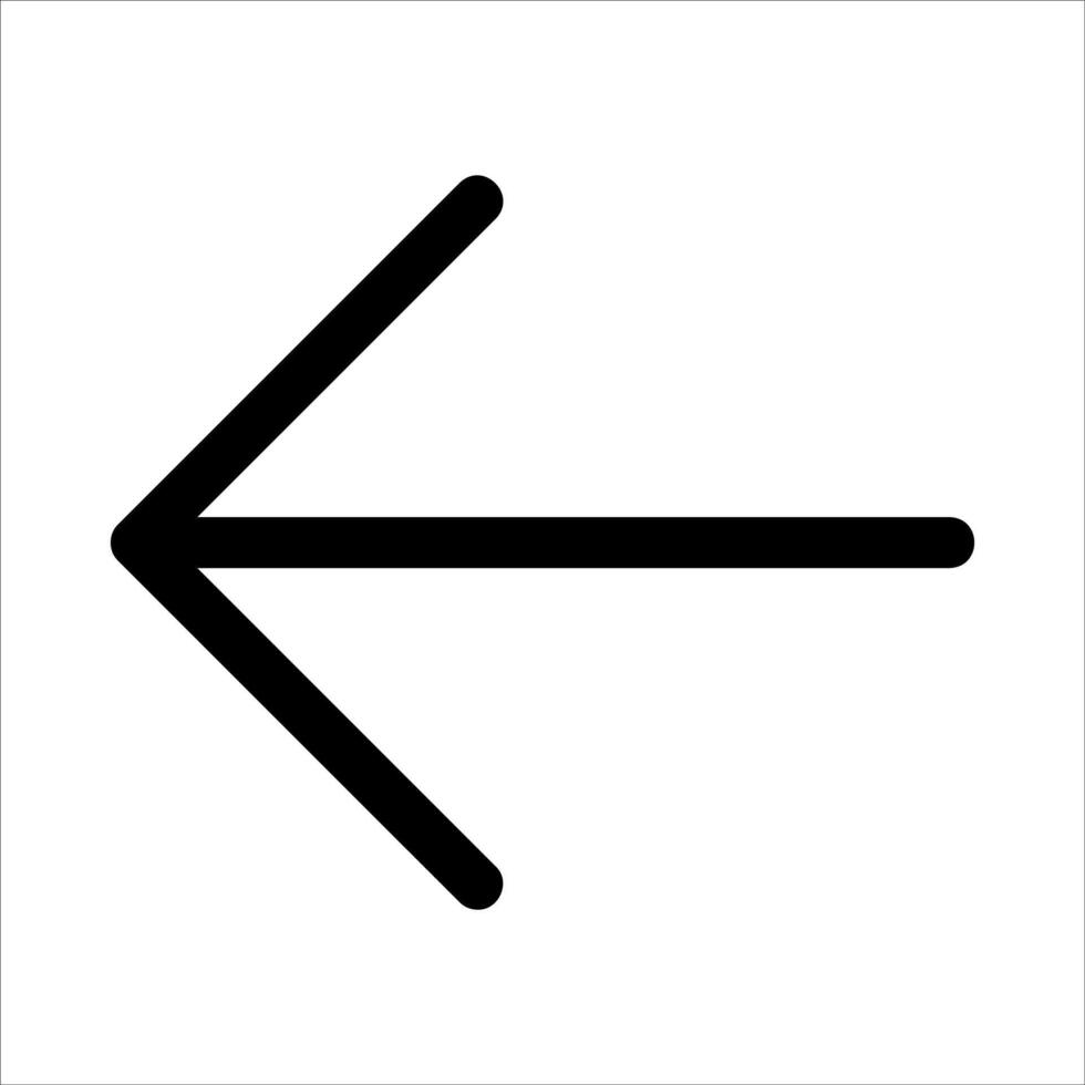 A new unique black arrow pointing to the right in white background vector