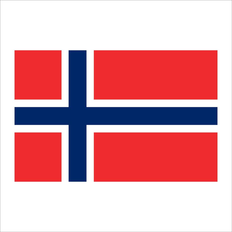 unique Norway flag vector