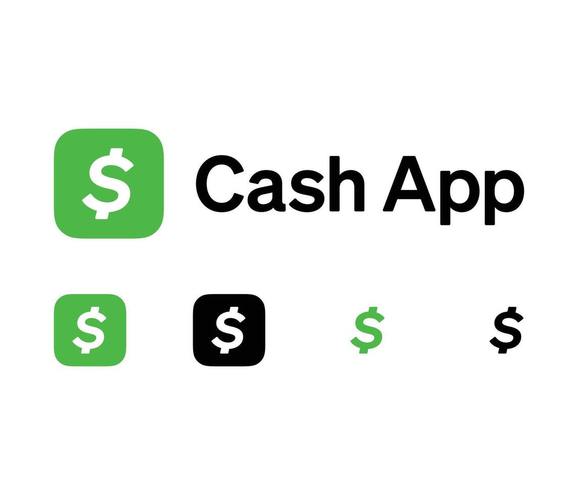 cash app logo download, Cash App is a popular digital wallet for payments vector
