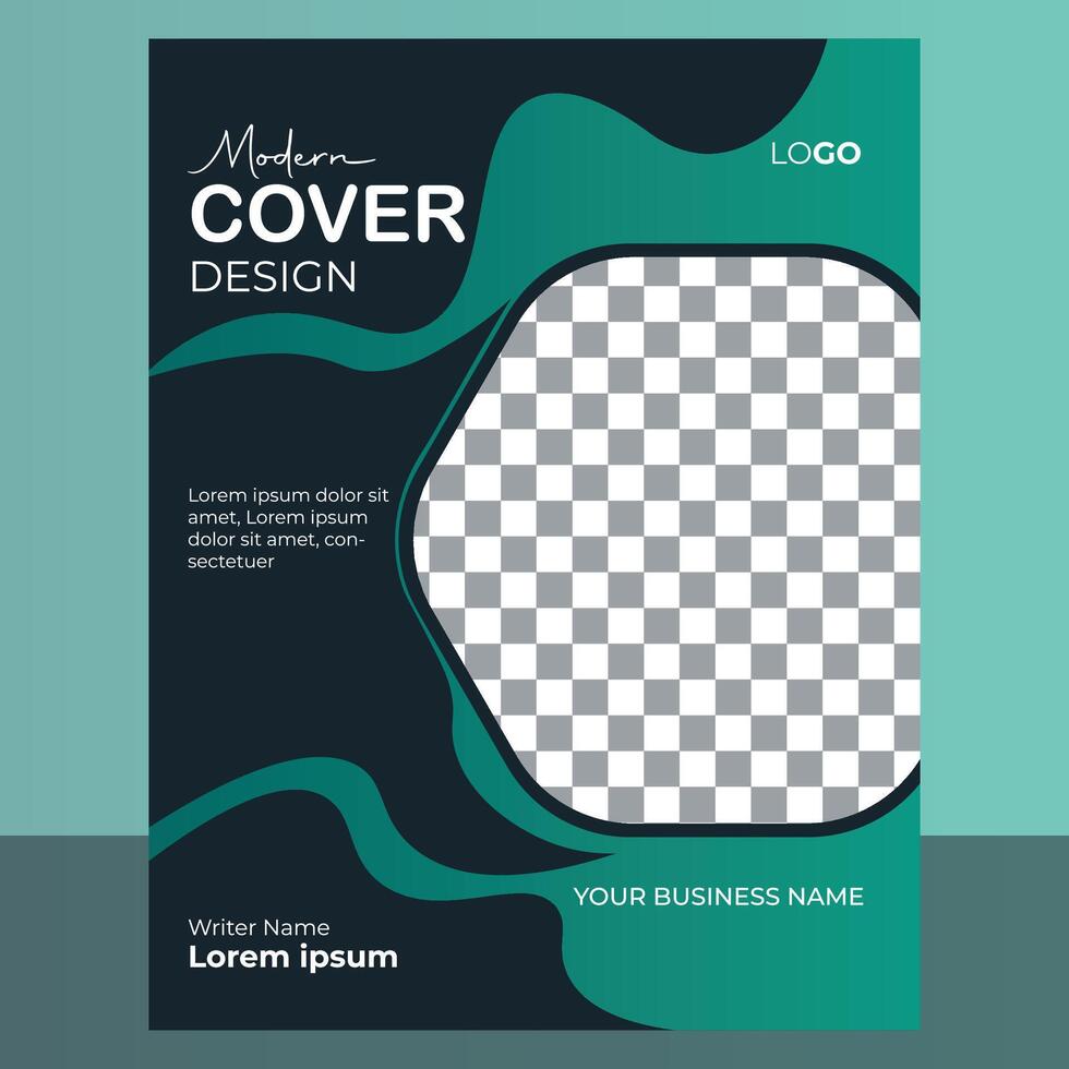 Modern And Creative Book Cover Design vector