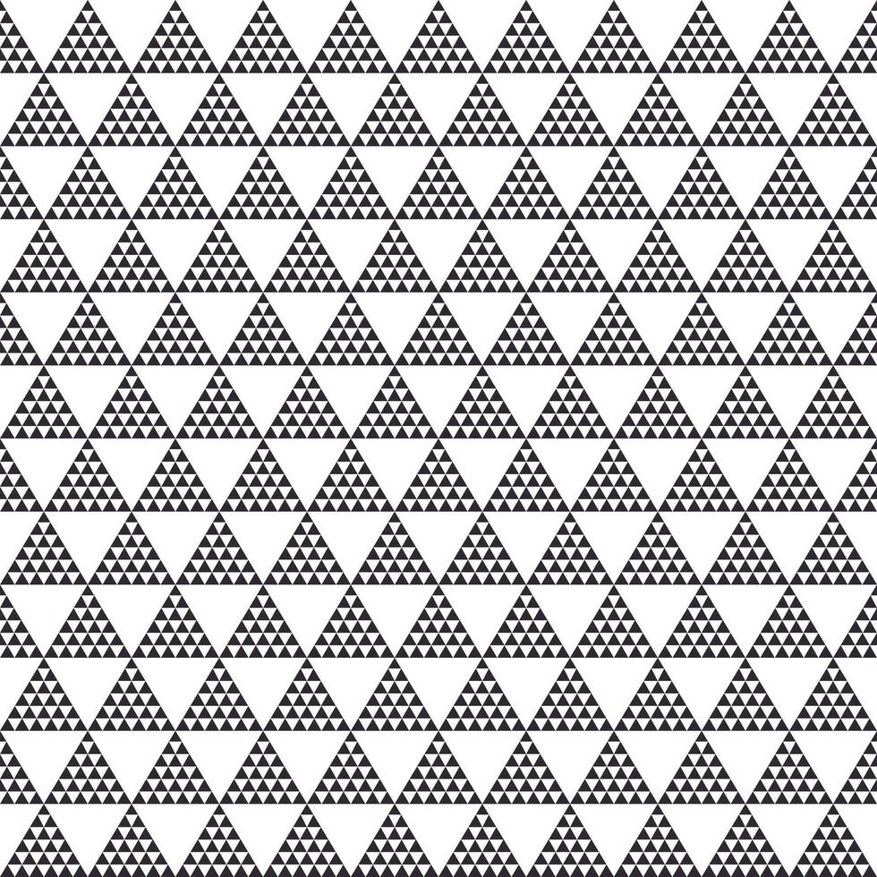 Seamless triangle pattern, often used for backgrounds, textures, and designs. vector
