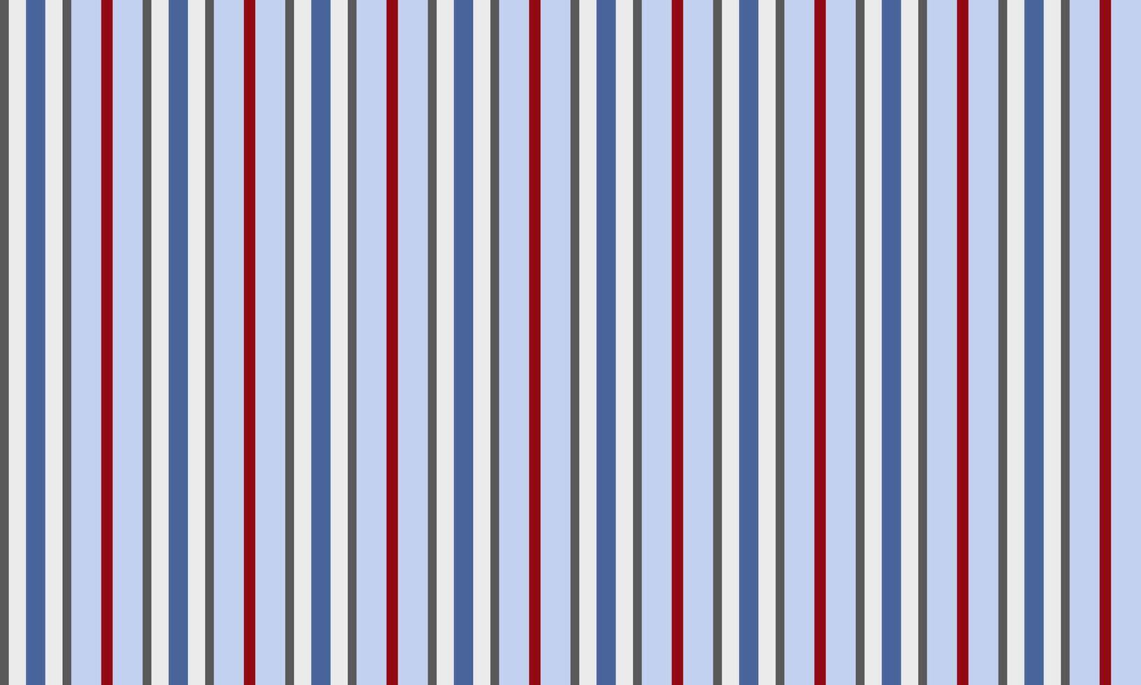 Blue, white, black and red striped background. vector
