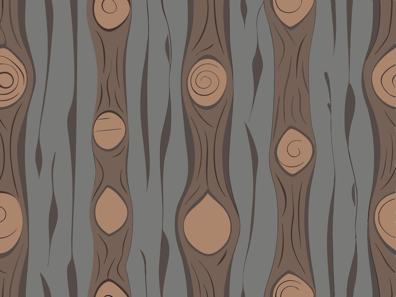 Seamless wood texture featuring vertical grain with visible knots suitable for backgrounds vector