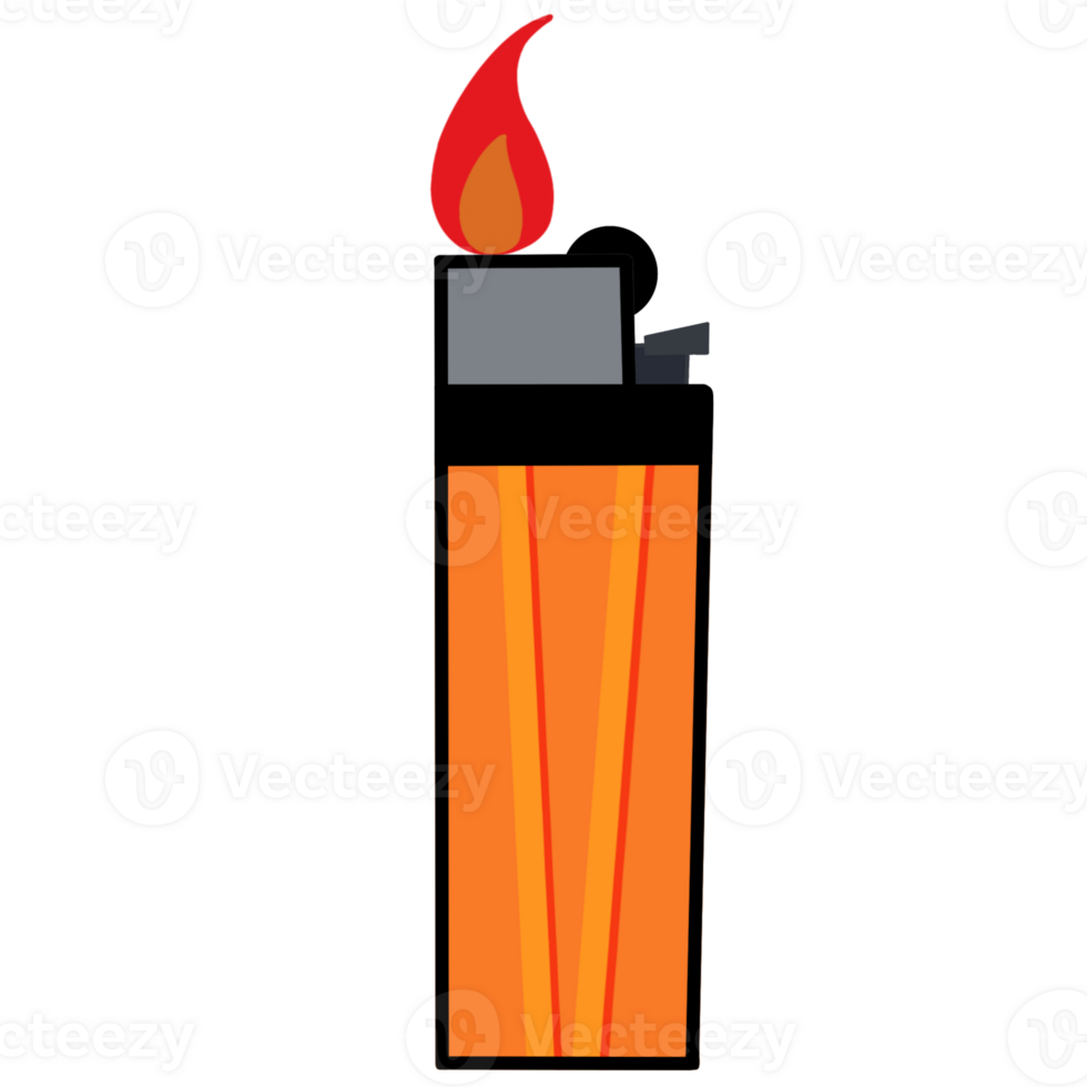 a lighter with a flame on it png