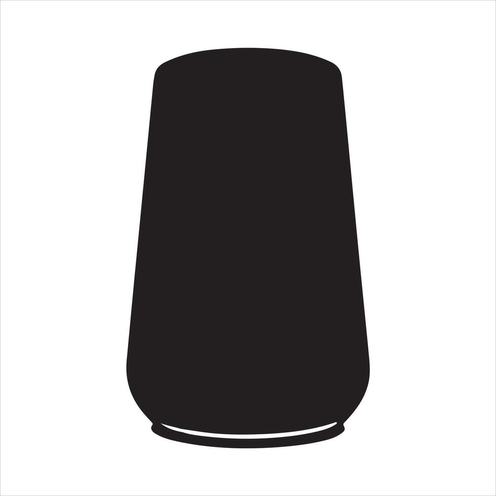 smart speaker silhouette black vector