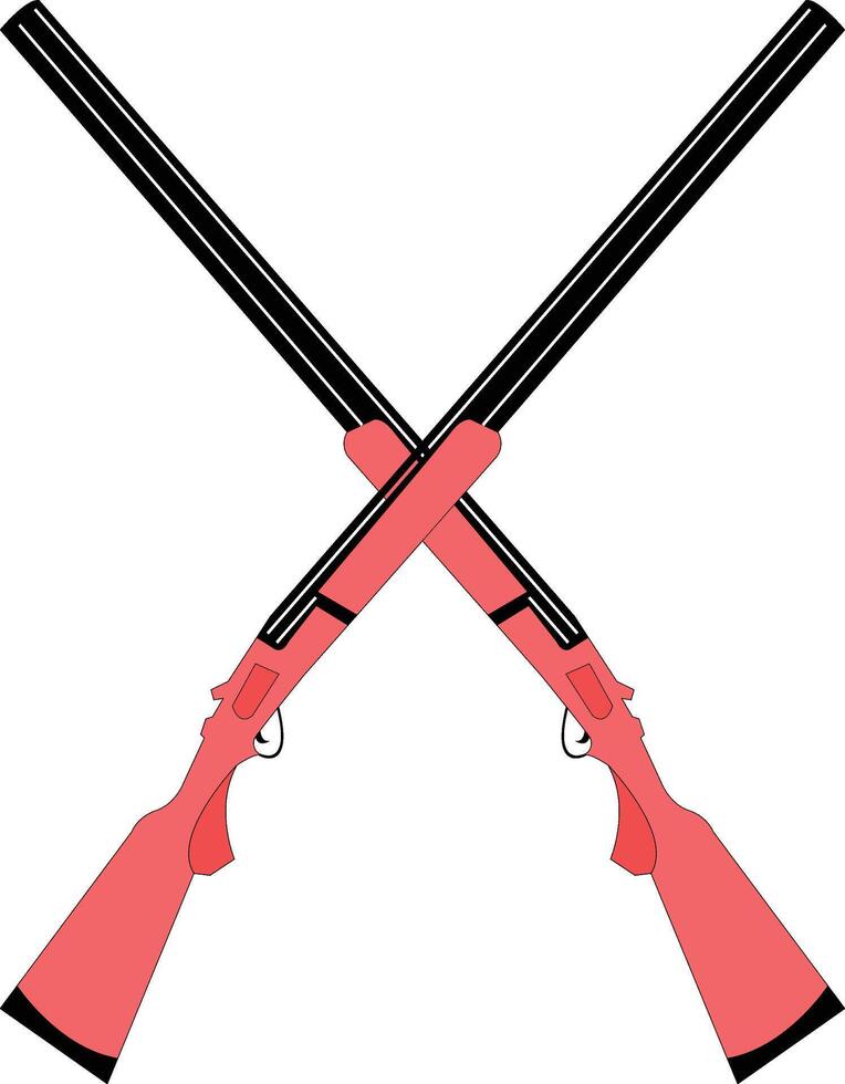 rifels short gun vector