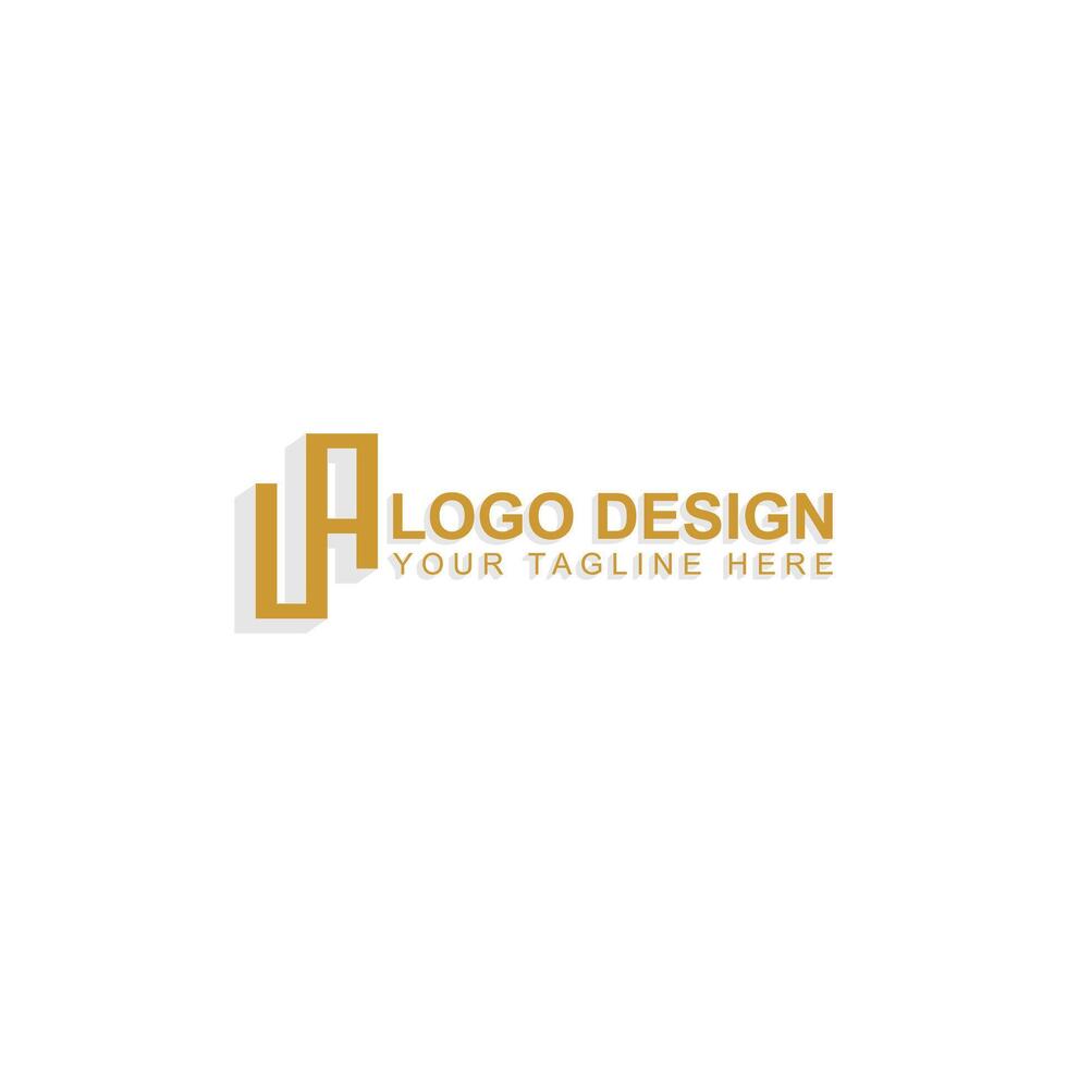 letter a logo design for company or business branding with creative illustration vector