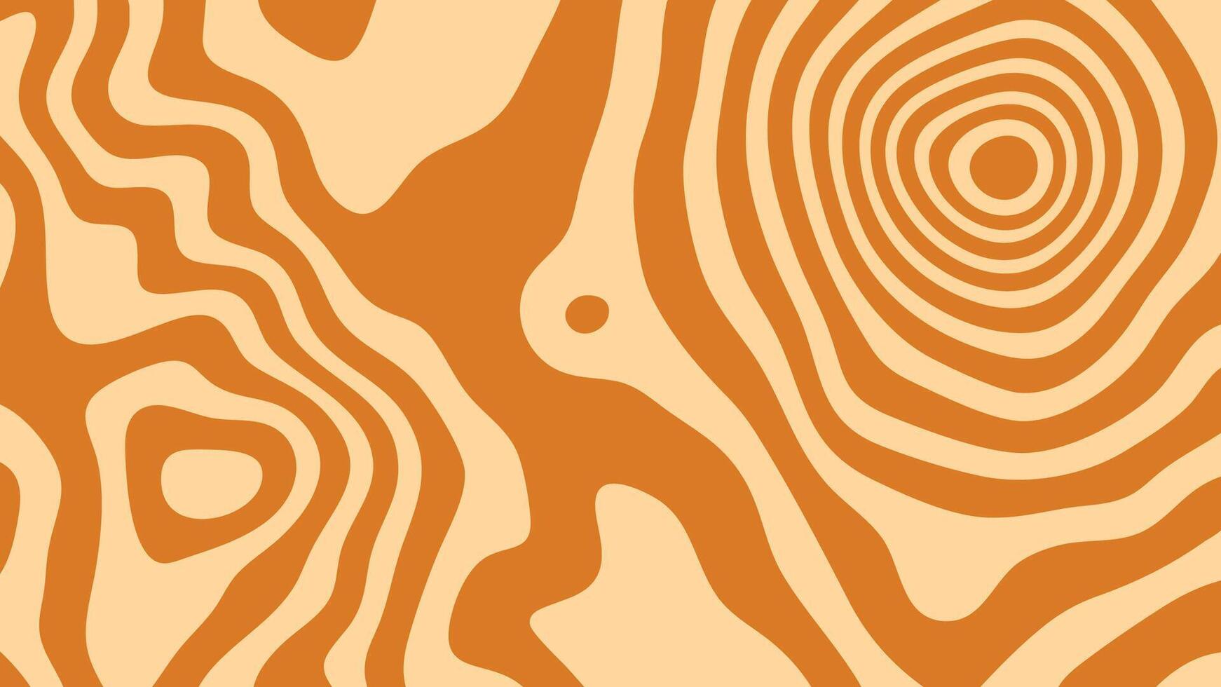 Pattern wave caramel background with wavy peanut chocolate texture swirl butter. candy abstract cream sauce syrup toffee creamy marble. Twirl bg drip flow graphic salt curly sweet melt flavor. vector