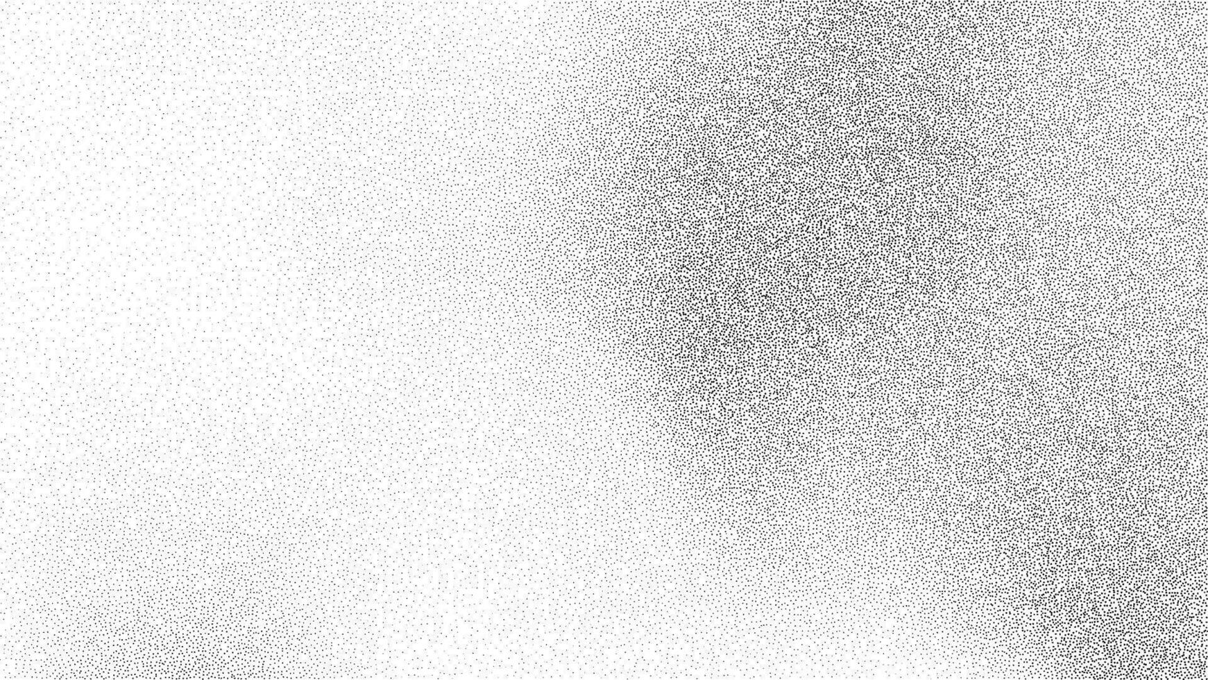 Noise Grain Background Gradient Pattern Effect Grainy. Black and white stipple dust overlay creates vintage texture. Retro spray grit and charcoal ink form abstract dotwork design. vector