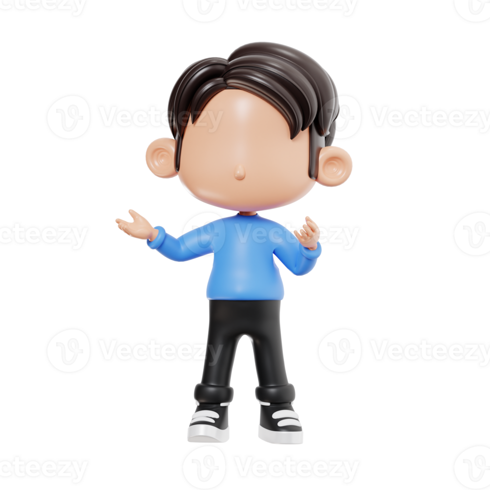 Boy Giving Presentation png