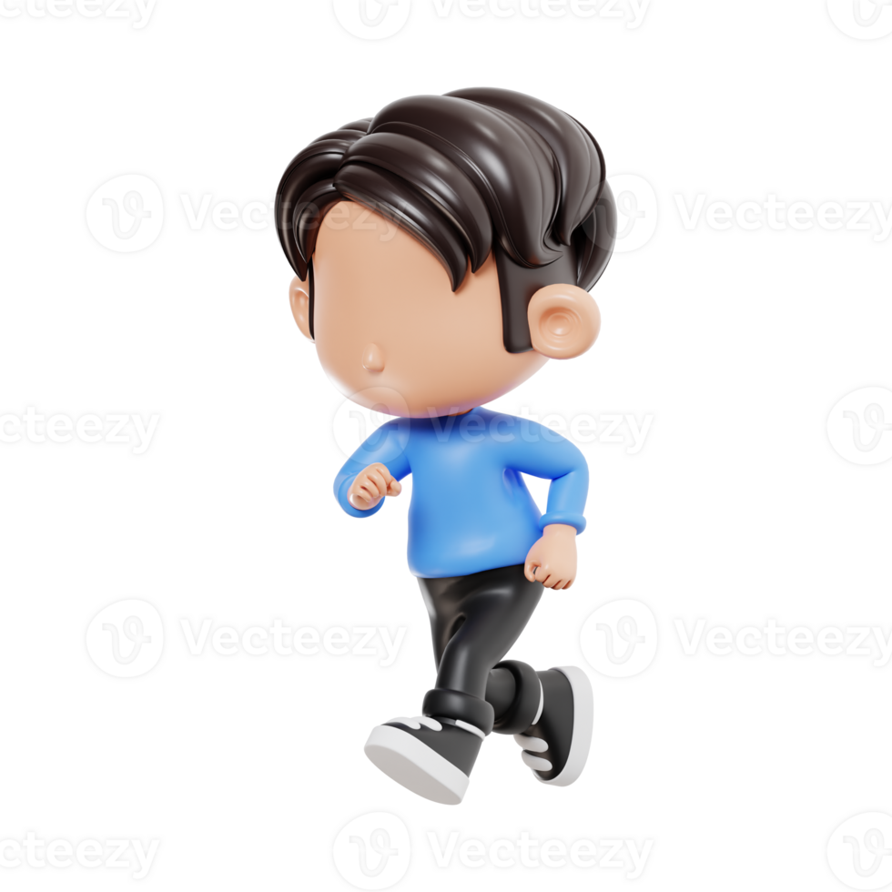 Boy Running Pose png