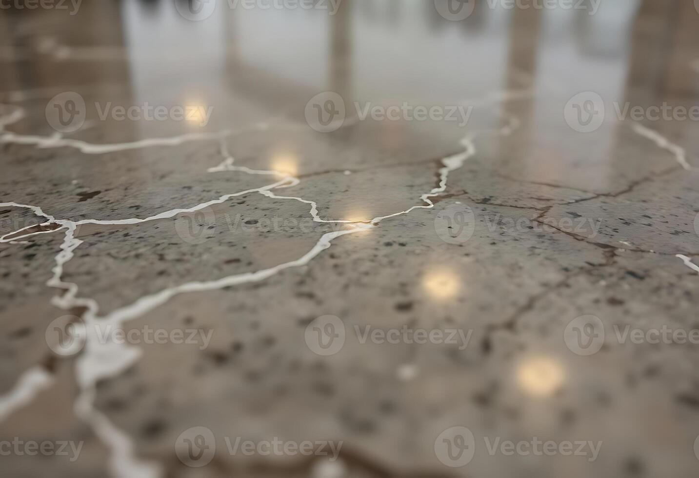 marble counter top with a blurry background photo