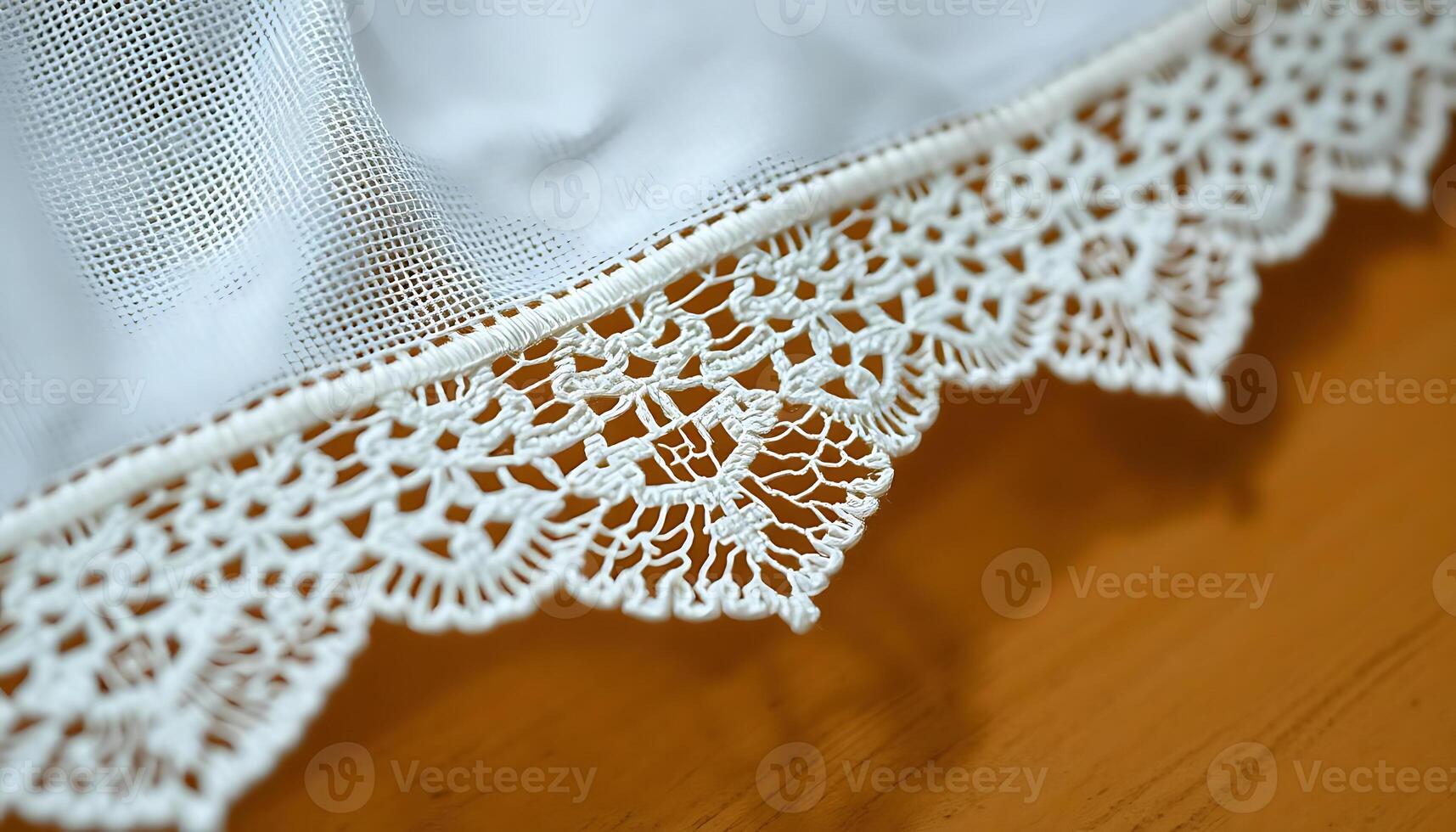 close up of a piece of cloth on a table photo