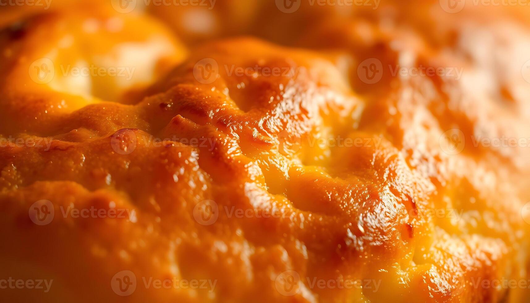 close up of a cheesy bread dish photo