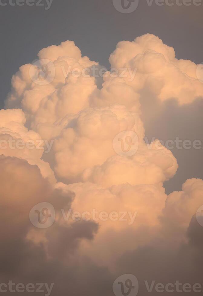plane flying through a cloud filled sky photo