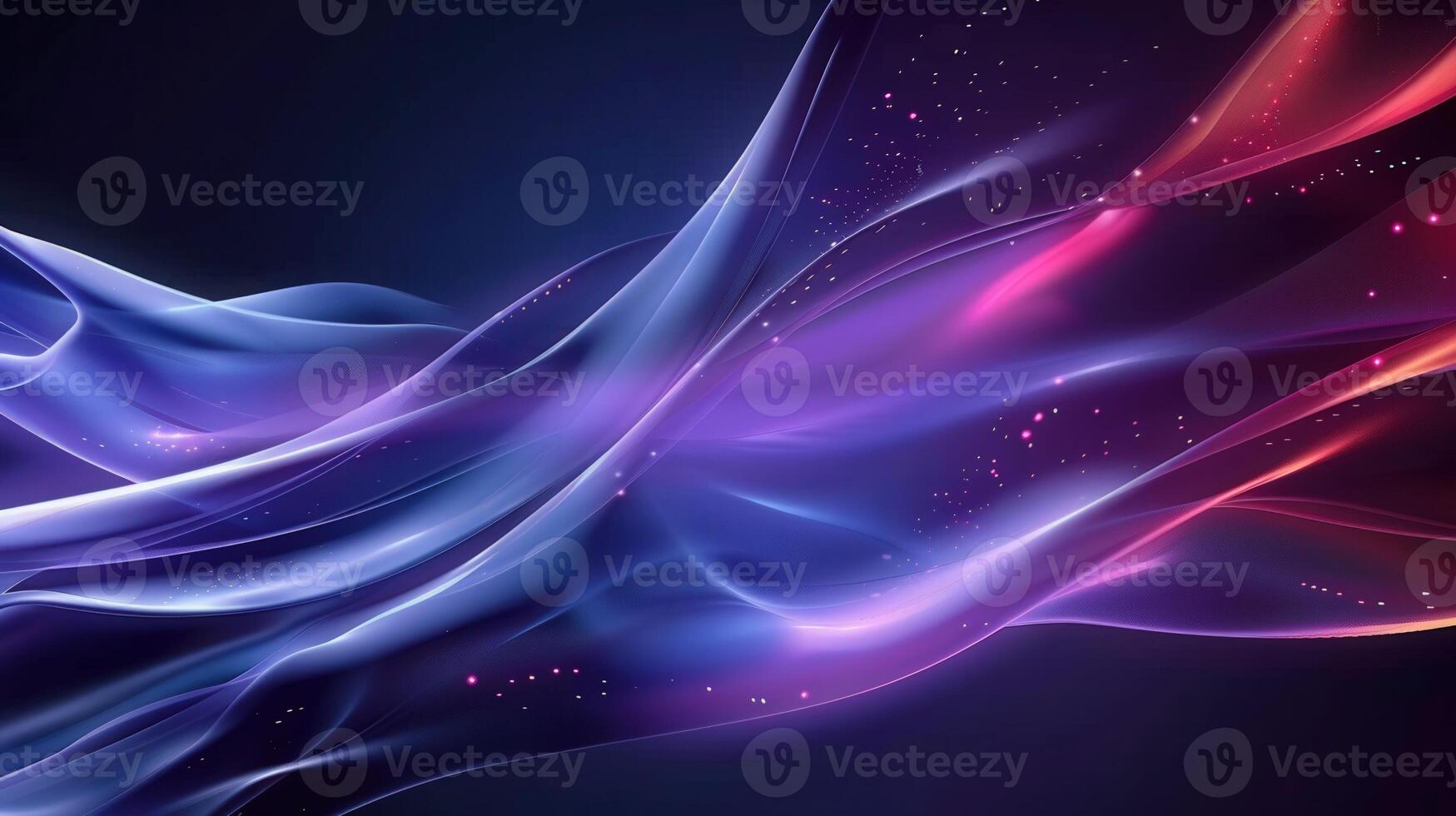Vibrant abstract artwork with flowing ribbons of light, creating a captivating visual experience. photo