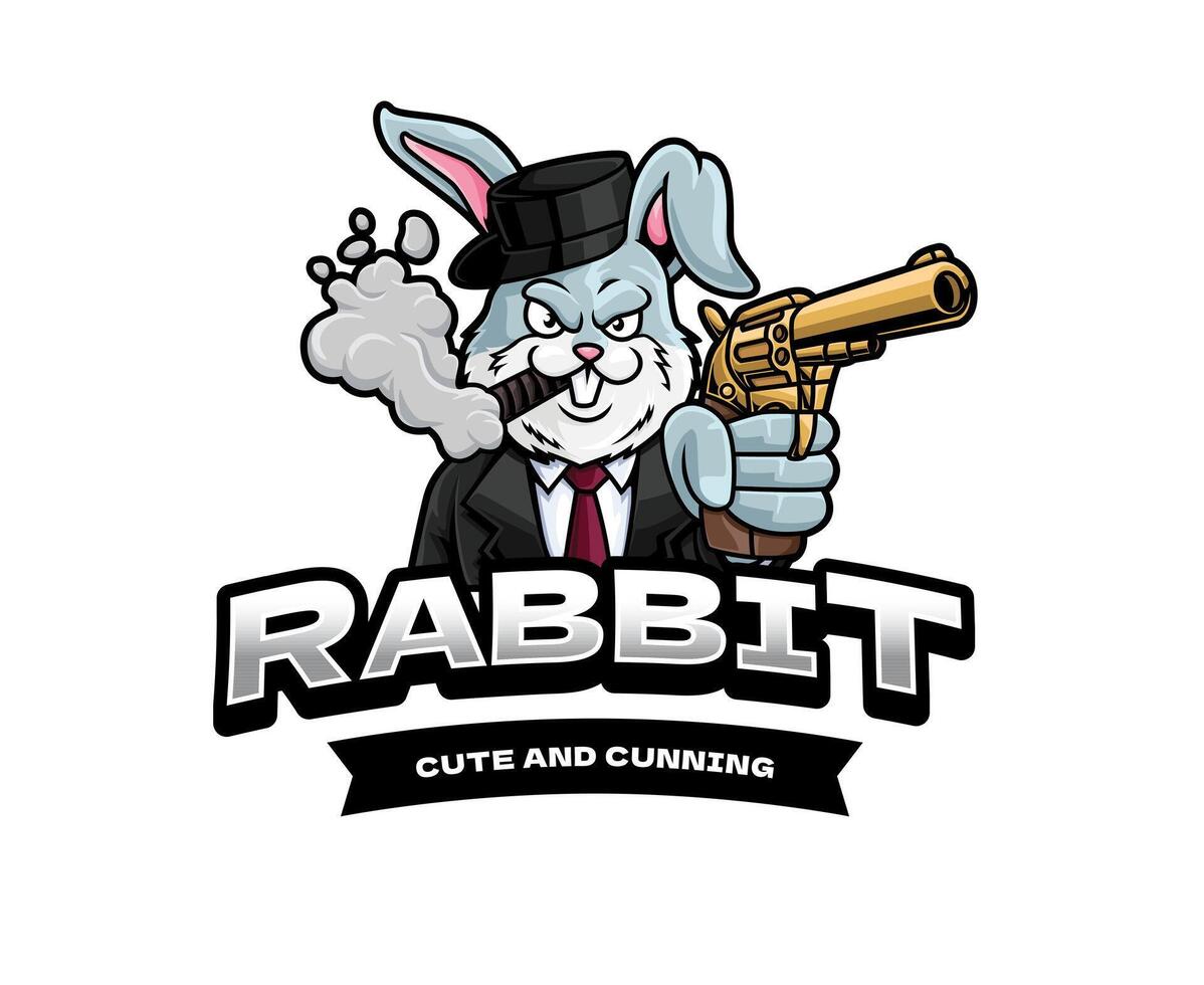 Rabbit Mascot Design vector
