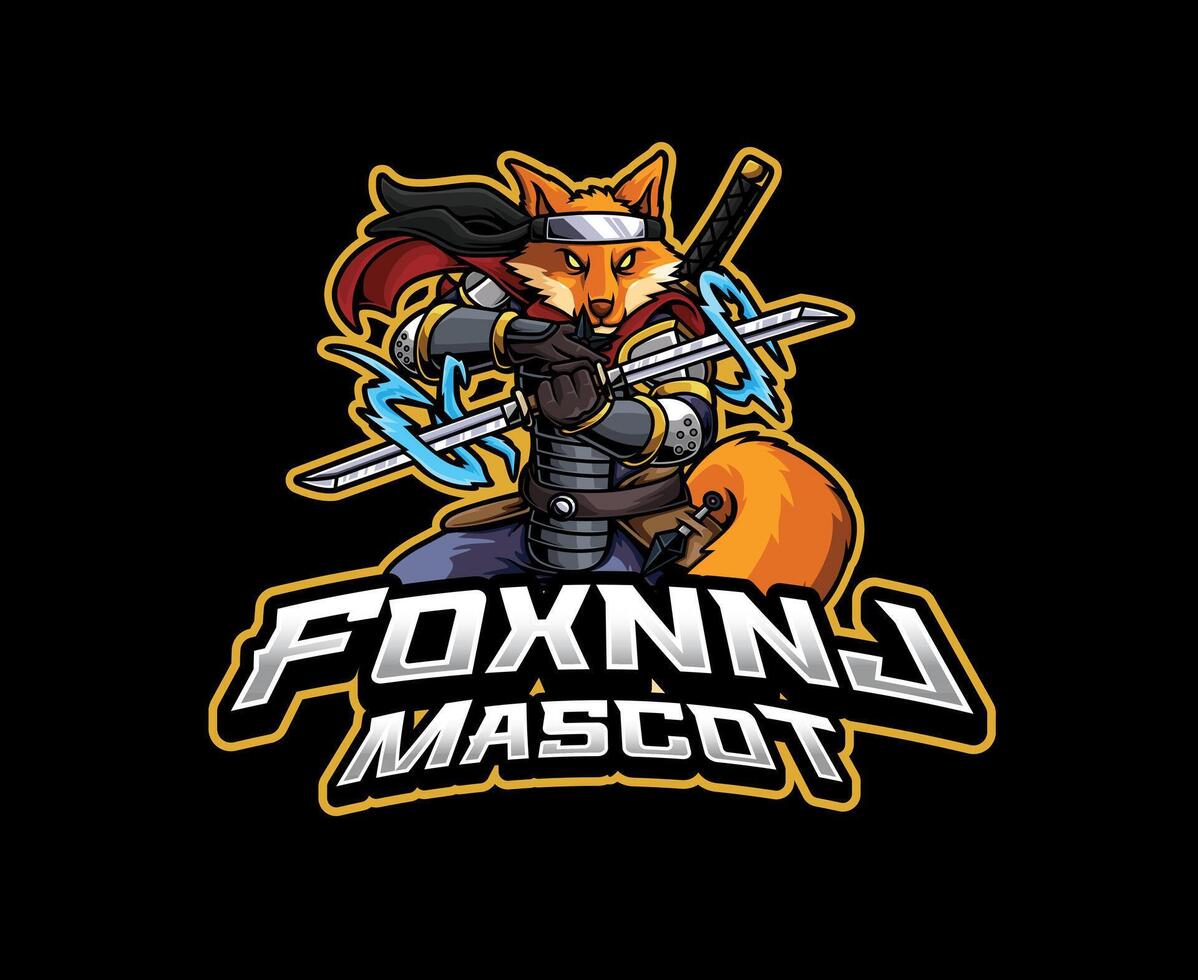 Fox Ninja Mascot vector