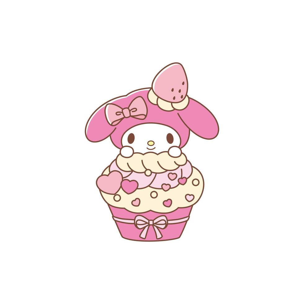 CUP CAKE MELODY vector