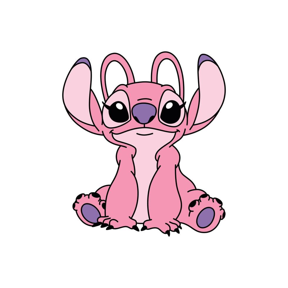 ANGEL STITCH CHARACTER vector