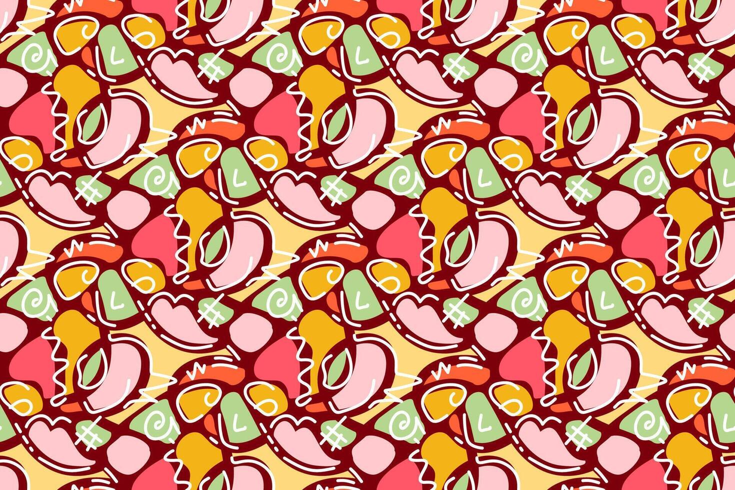 Abstract shapes with a grunge texture. A textured and edgy composition of abstract forms with a rough and distressed surface vector