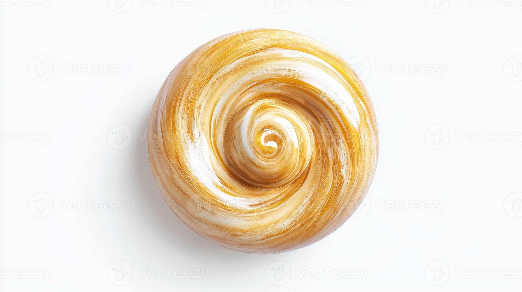 Realistic spiral shape with earthy tones for modern design and decoration photo