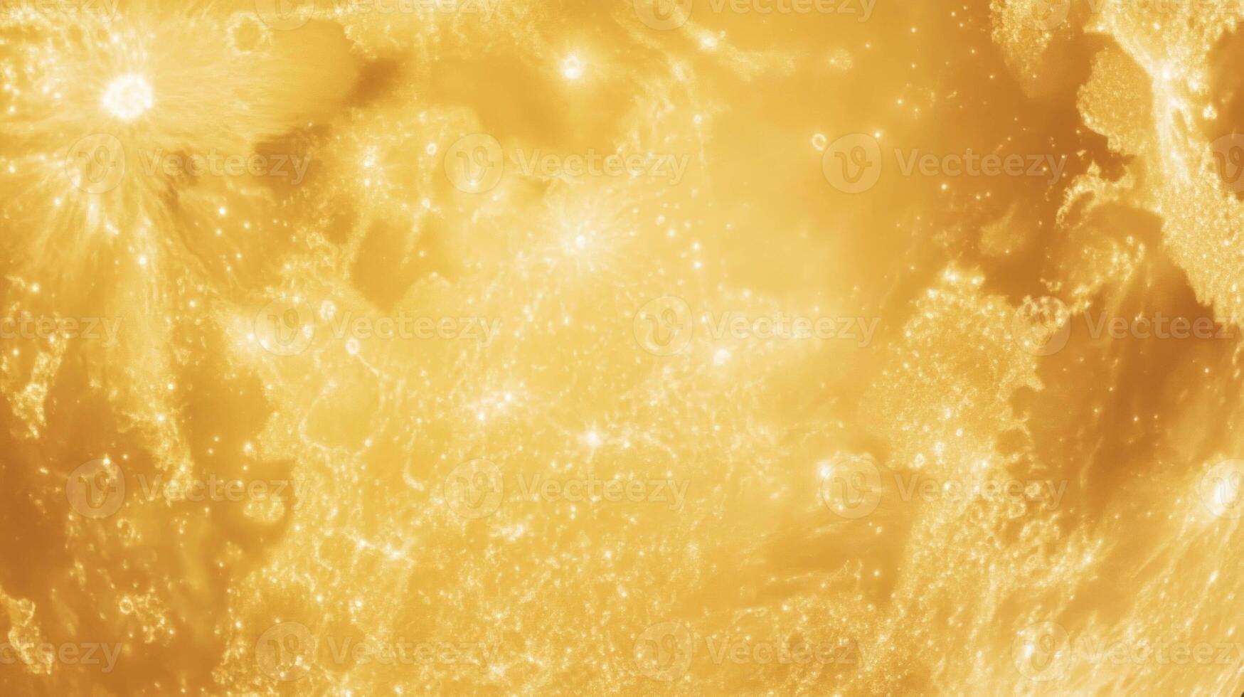 Abstract yellow texture with chaotic moon surface elements for creative design photo