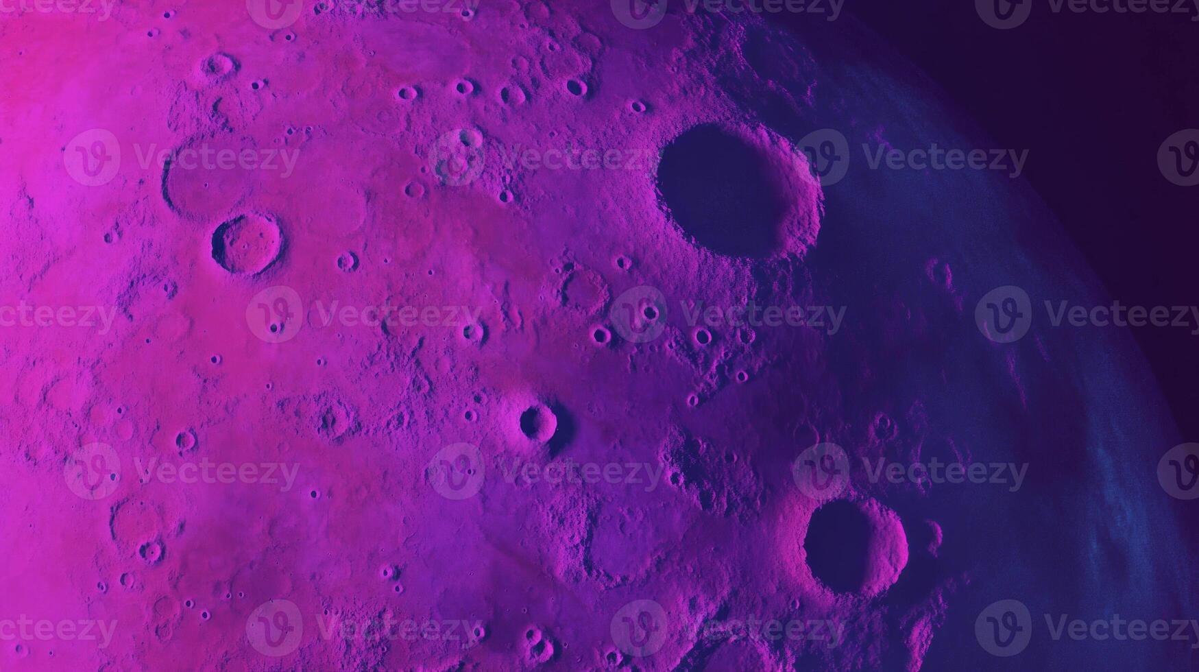 Abstract maroon lunar surface with craters and texture for creative design photo