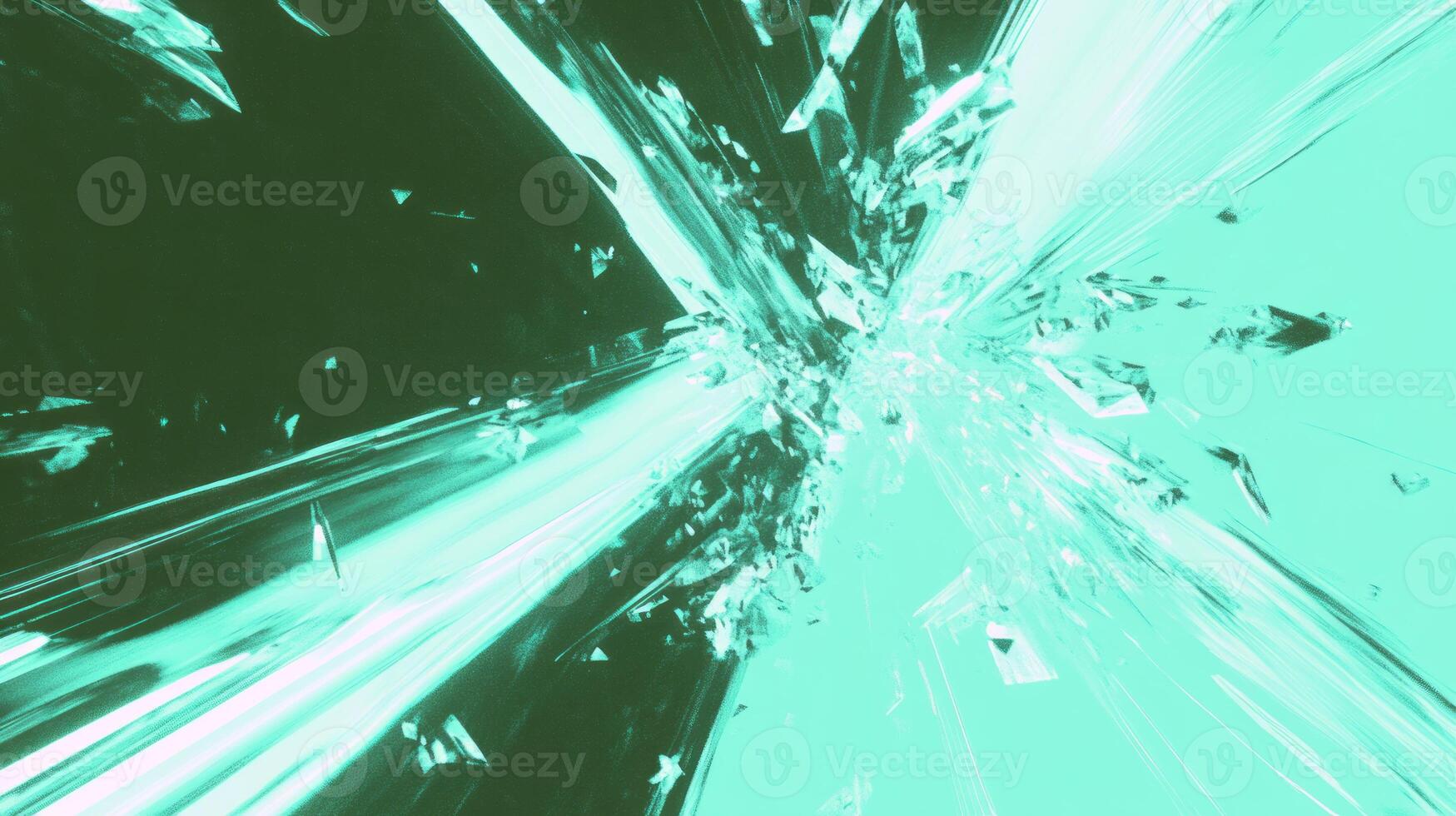 Abstract grunge teal chaos texture with dynamic contrast overlay for creative design photo